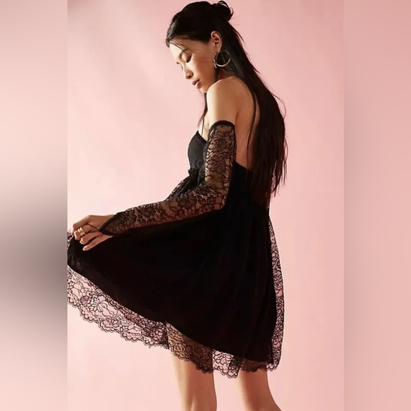 Free People Dresses & Skirts - 14. Free People Emma Lace Babydoll Dress